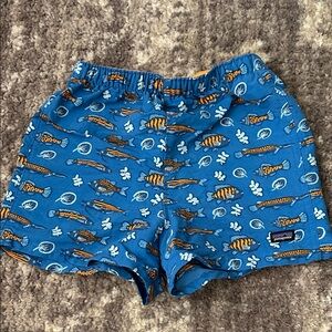 Patagonia Kids’ Baggies Shorts with Fun Fish Print